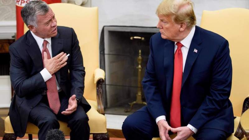 Jordan's King Rejects Trump Plan to Relocate Palestinians