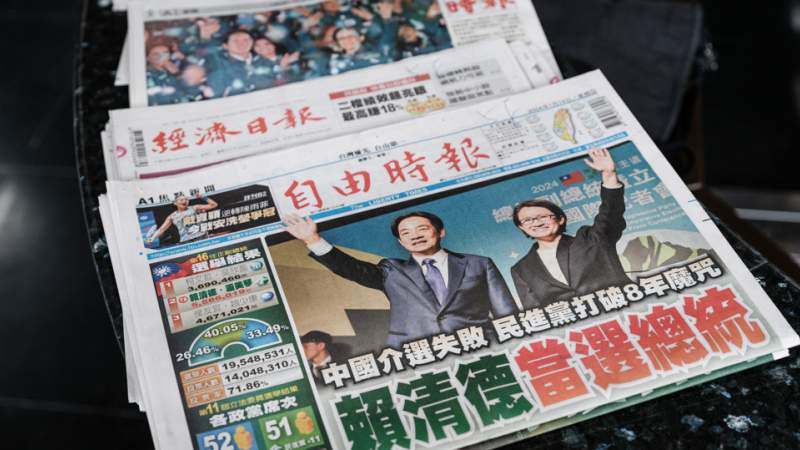 Iran Says Supports ‘One China’ Policy as Taiwan Counts Election Votes