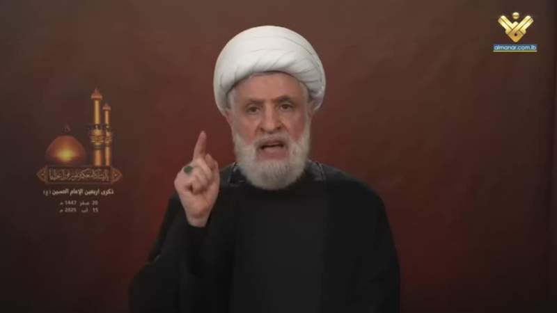 Hezbollah’s Sheikh Qassem: Resistance Will Never Relinquish Arms, Victory Assured