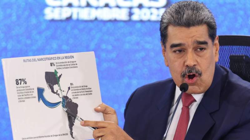 Maduro Says US ‘Fabricating’ War as Naval Strike Group Nears Venezuela