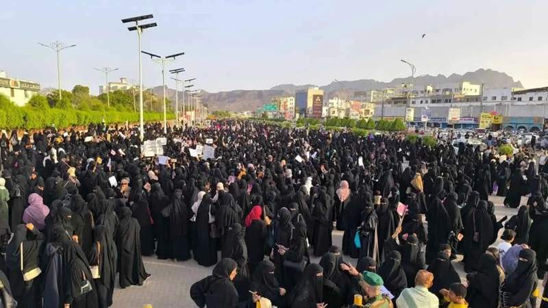 Aden: Massive Women’s Protests Against Economic Collapse and Occupation Policies