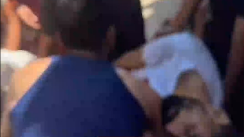 1st Moments of the Zionist Massacre on Gaza Beach Al-Baqa Resort Bombed, Turning Park into Bloodshed Site