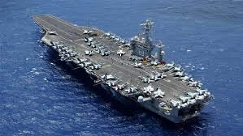 US Navy's Aircraft Carrier Harry S. Truman Collides with Commercial Ship