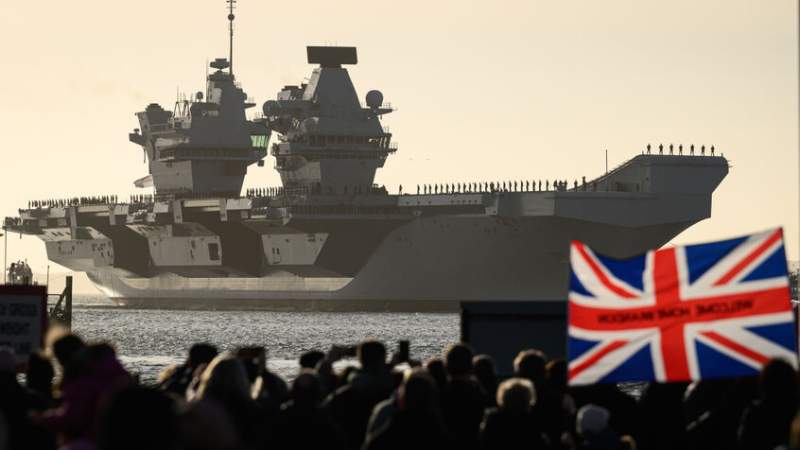 Al-Houthi Reveals British Request for Yemen to Allow HMS Aircraft Carrier to Cross the Red Sea