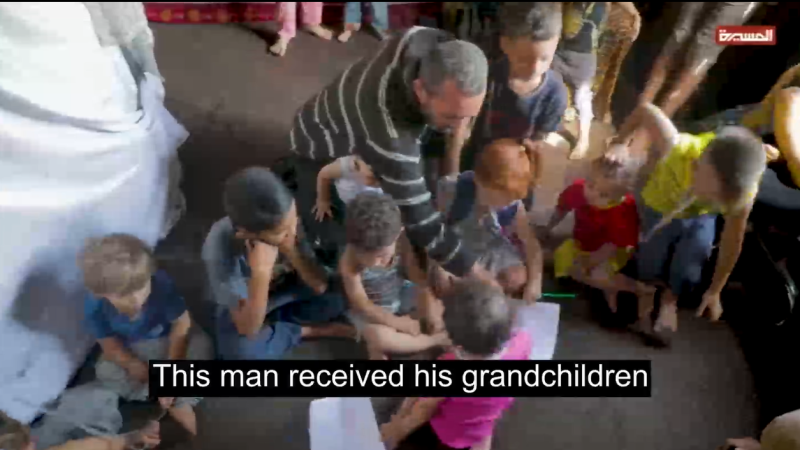 14 Orphaned Grandchildren in Their Grandfather’s Care in Gaza