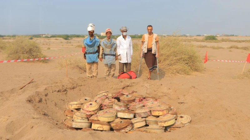 300 Anti-Vehicle Mines Destroyed in Hodeidah
