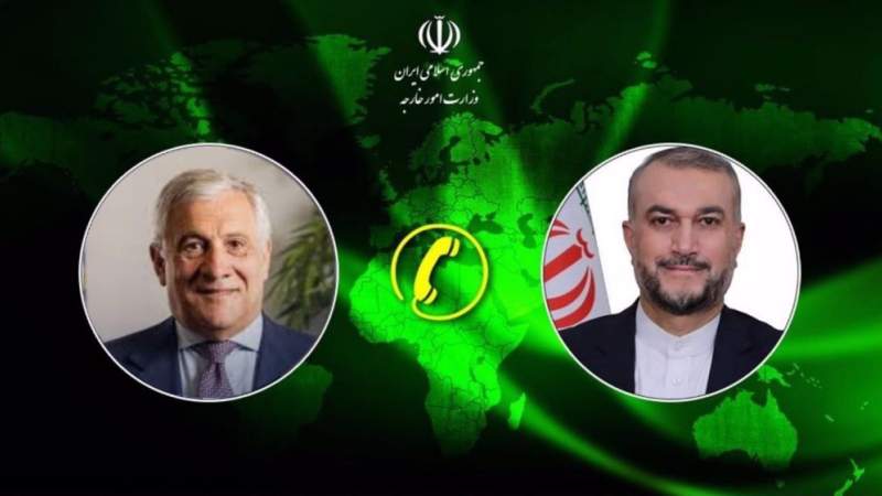 Iran Calls on Italy to Make Efforts to End Israel's Genocide in Gaza