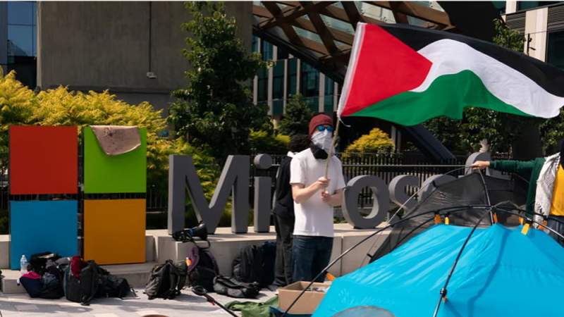 Current, Ex-Microsoft Employees Arrested in Sit-in Protest Against Israel Ties