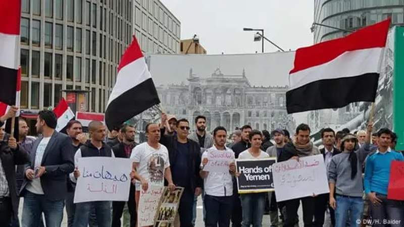 Yemeni Community in Germany Condemns US Airstrikes as War Crimes