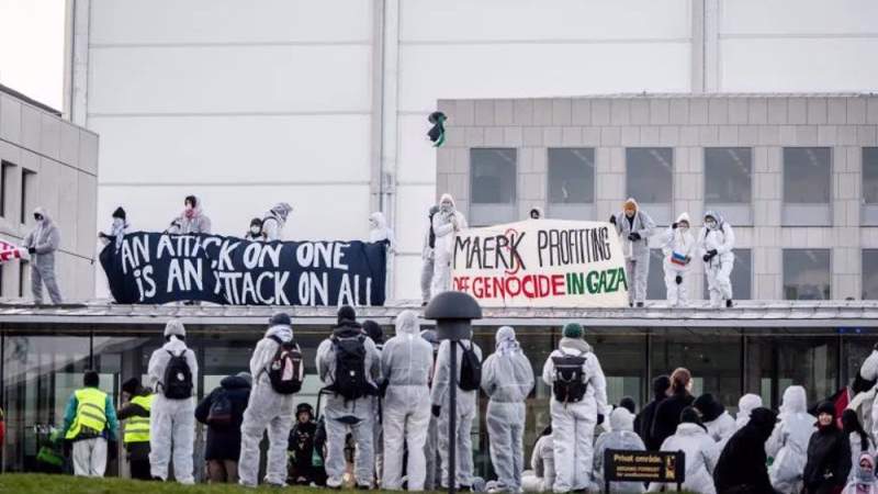 Danish Police Arrest 20 People Protesting to Stop Military Shipment to Israel