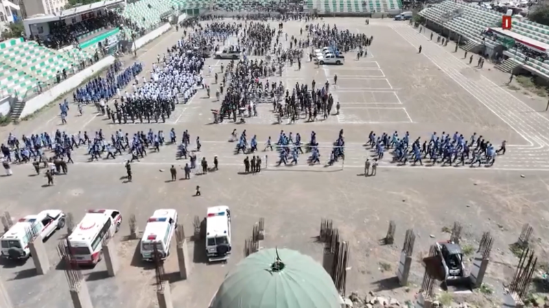 Mass Mobilization In Hajjah Over 5,000 Fighters Parade In Popular Shows