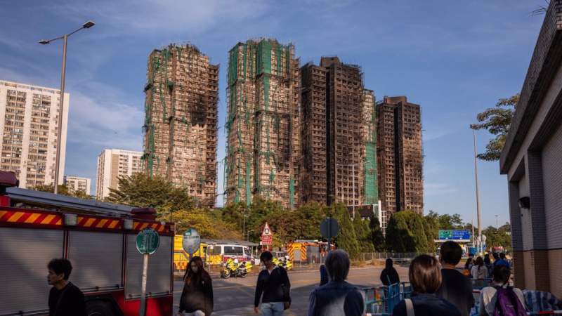 Hong Kong Arrests 8 After Deadly Tower Blaze That Left 128 Dead