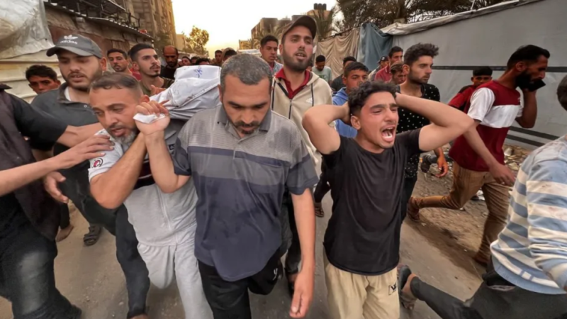 New Israeli Strikes Kill Over 100 in Gaza Amid Trump’s Tour of Region