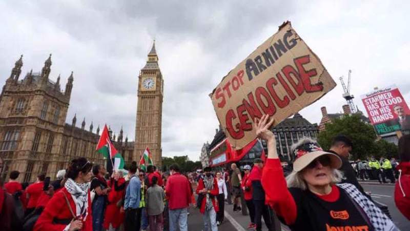 Stop Arming Israel: Thousands Encircle UK Parliament in Pro-Palestine Protest