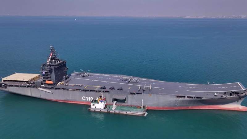 Iran's New Drone Carrier Joins IRGC Naval Fleet in Persian Gulf