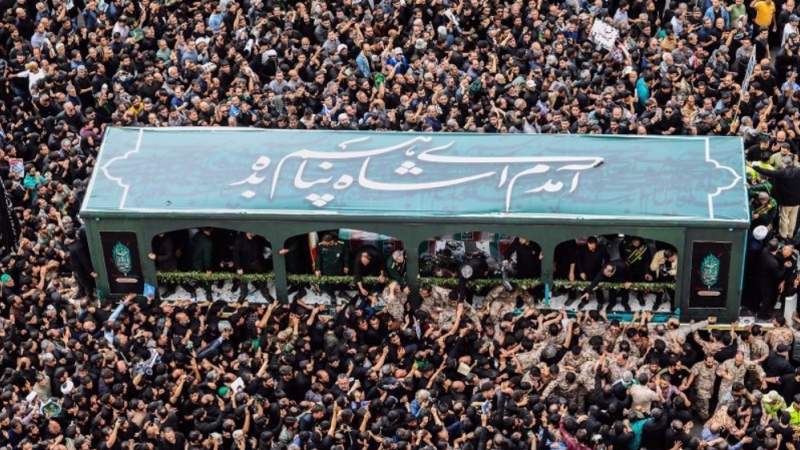 President Raeisi Laid to Rest at Imam Reza (AS) Shrine
