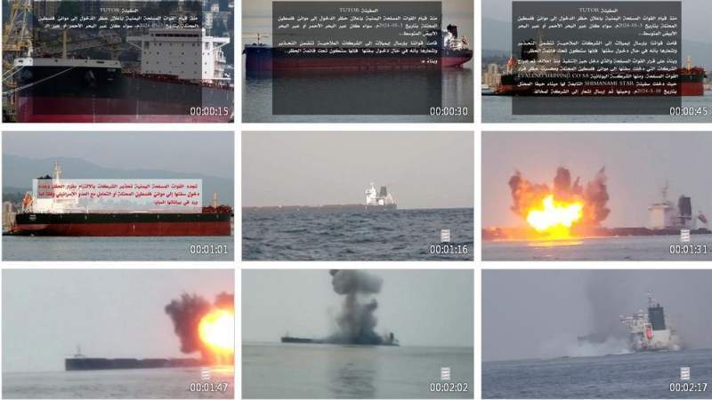 Military Media Releases Video of Sinking Ship Violating Ban on Entry to Occupied Palestinian Ports