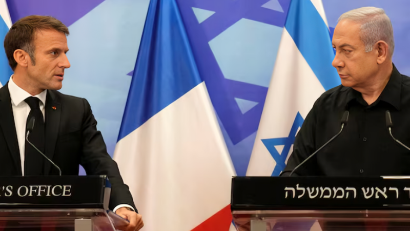 Israel revokes visas for 27 French MPs after Macron signals support for Palestinian state