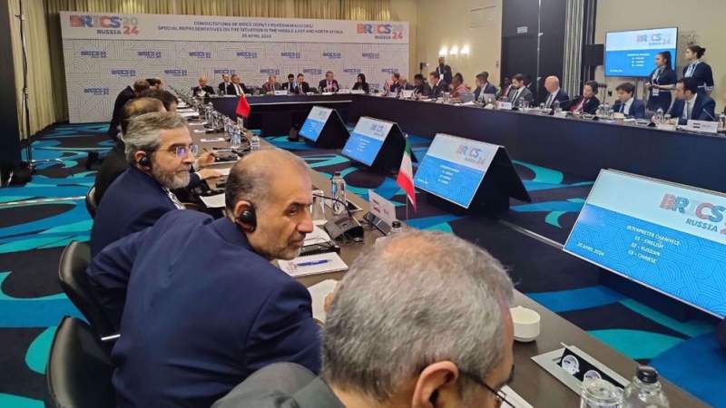  Iran Calls on BRICS to Play Role in Stopping Israeli Crimes 
