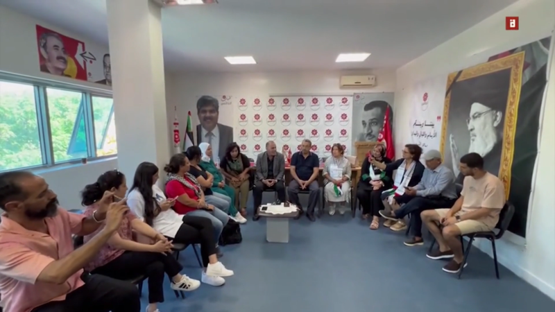 Against A 'World's Silence Tunisians Stage Symbolic Hunger Strike