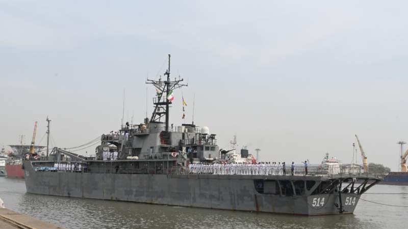 Iranian Flotilla Makes Port Call in India with 'Friendship Message'