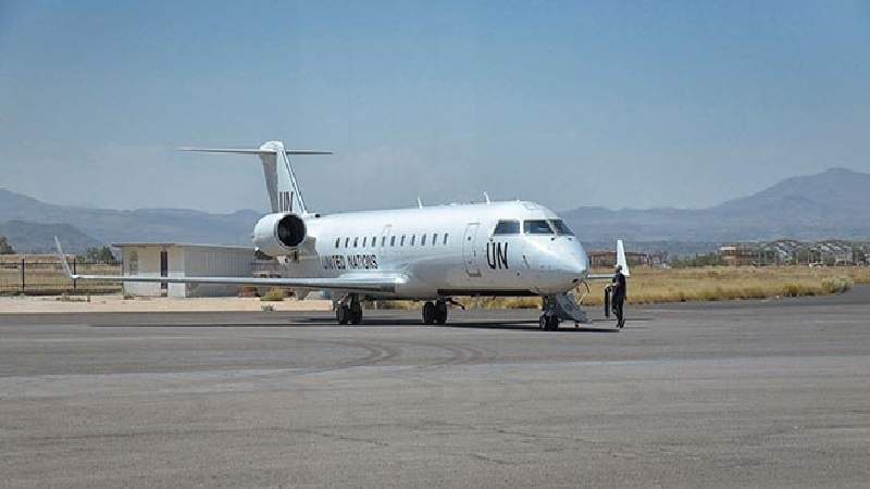 Recovering from Saudi Airstrikes, Sana'a Int. Airport, Temporary Open for UN Flights