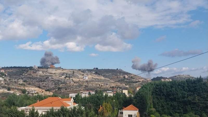Israeli Enemy Launches Series of Strikes on South Lebanon, Western Bekaa