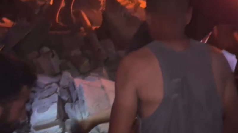 Israeli Bombing Hits Jouda Family Home in Al-Shati Camp, Gaza City