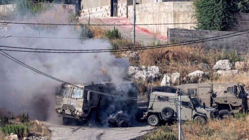Palestinian Resistance Targets 18 Vehicles and Inflicts Casualties on Israeli Forces