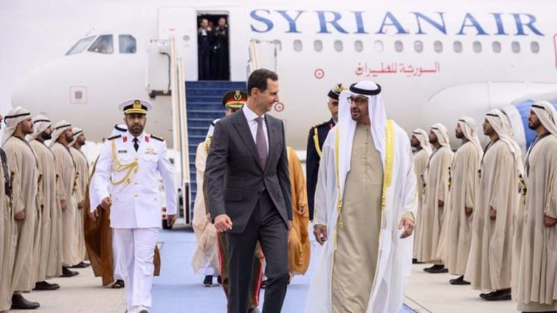 Syrian President Arrives in UAE on Official Visit