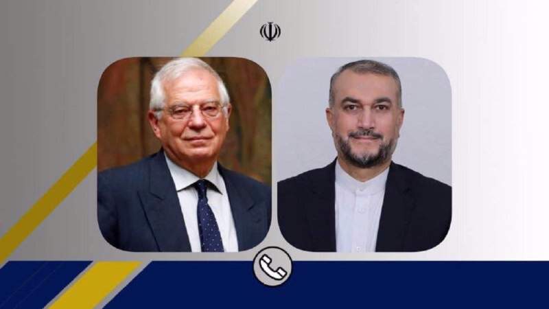 Iran Determined to Reach Strong, Lasting Agreement in Vienna Talks, FM to Borrell