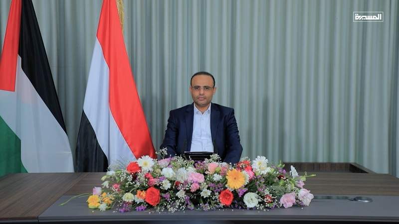 President Al-Mashat: Yemen Stands United in Support of Palestine Against Aggression
