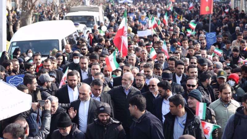 Iranians Mark 46th Anniversary of Islamic Revolution with Nationwide Marches, Celebrations