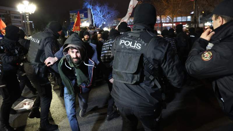 Turkey Arrests 343 as Mass Protests Follow Detention of Erdogan’s Main Rival