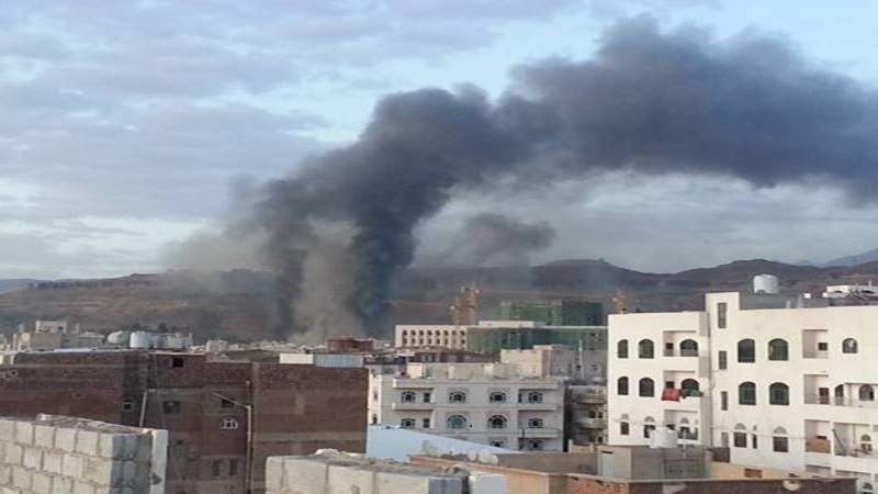 US Aggression Renews Airstrikes on Sana'a and Al-Jawf with 10 Raids