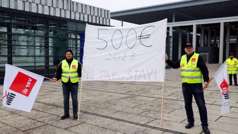  Airport Workers to Go on Strike in Germany 