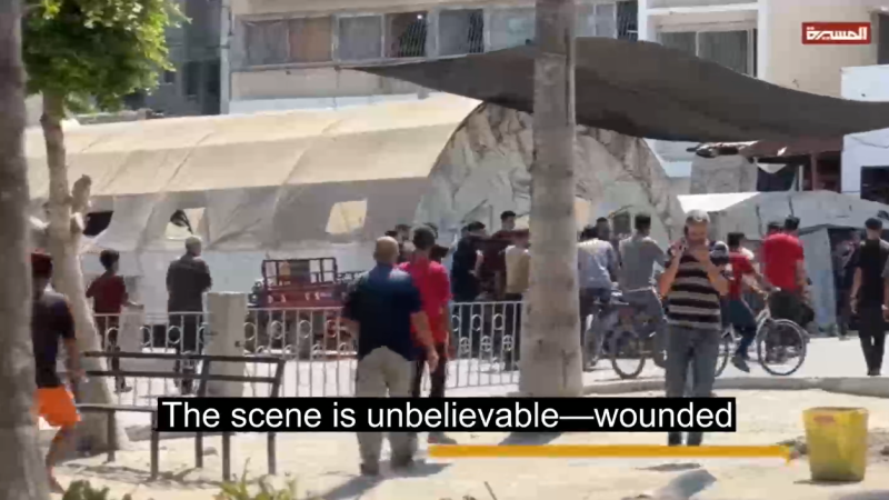 Wounded in Gaza Lie on the Ground Amid Severe Shortage of Medicine and Hospital Beds